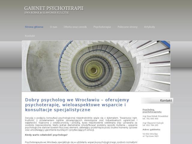Gabinet psychoterapii mgr Ewa Robak
