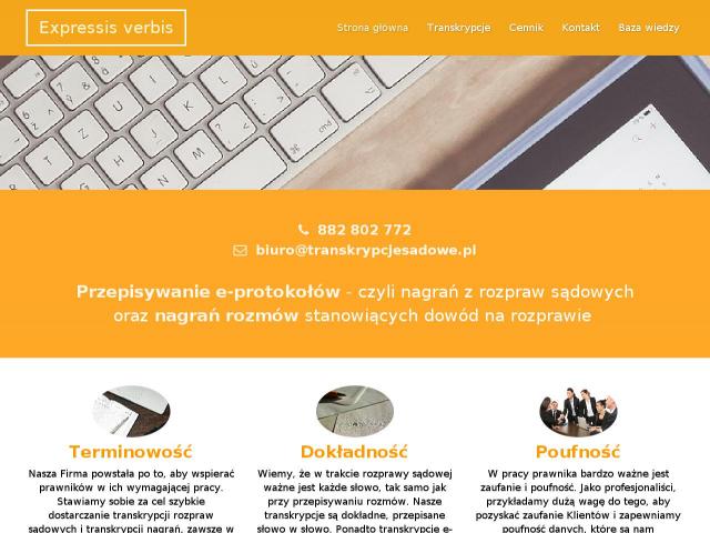 Expressis verbis Transkrypcje sądowe