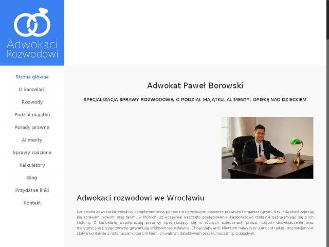 Adwokat Paweł Borowski