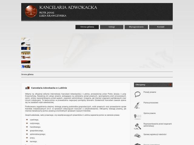 Kancelaria Adwokacka - P. Janas, L. Krawczyńska