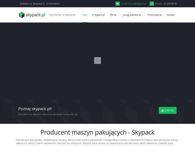Skypack Maszyny Pakujące