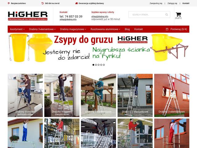 HIGHER - drabiny i rusztowania