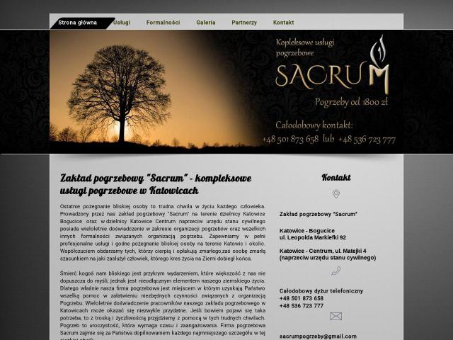 Usługi pogrzebowe Sacrum Sebastian Labus